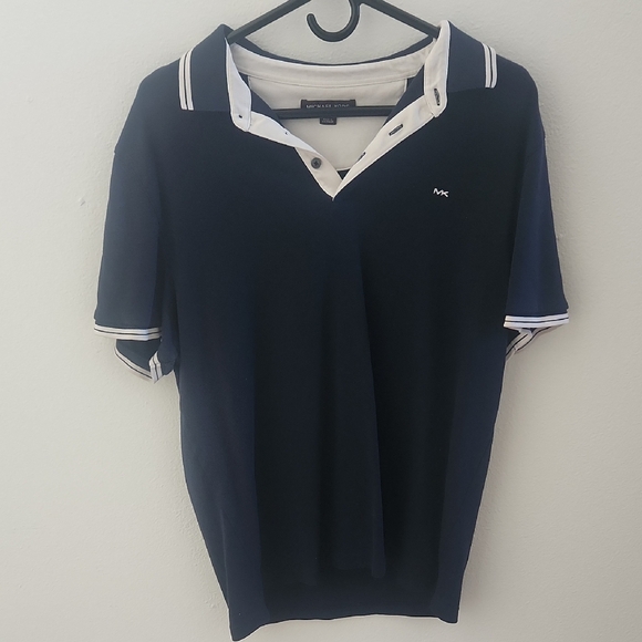 Michael Kors Other - Michael Kors Dark Blue Polo with White Trim